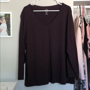 ⚫️ donating 12/11 Deep Purple long sleeve top